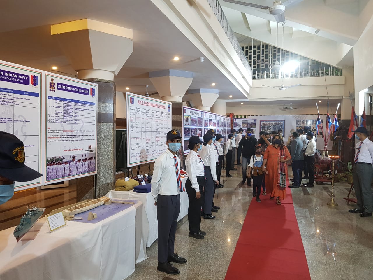 Glimpses Of Ncc Exhibition Held On November At Rabindra Bhawan