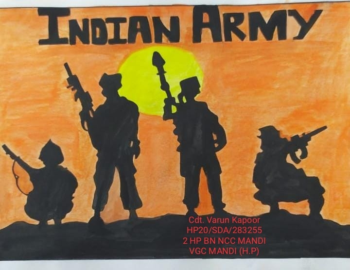 Kargil Vijay Diwas Poster India NCC