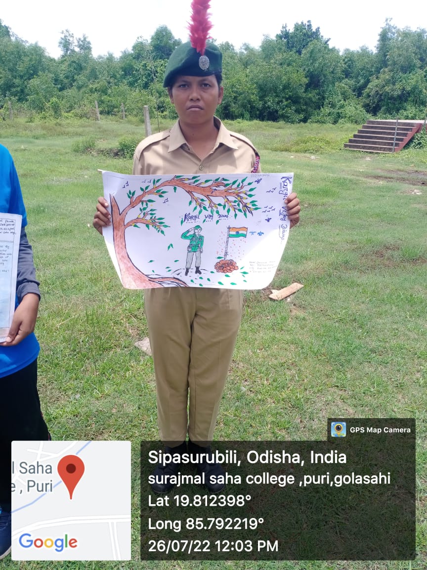 Kargil Vijaya Diwas Poster Making India Ncc