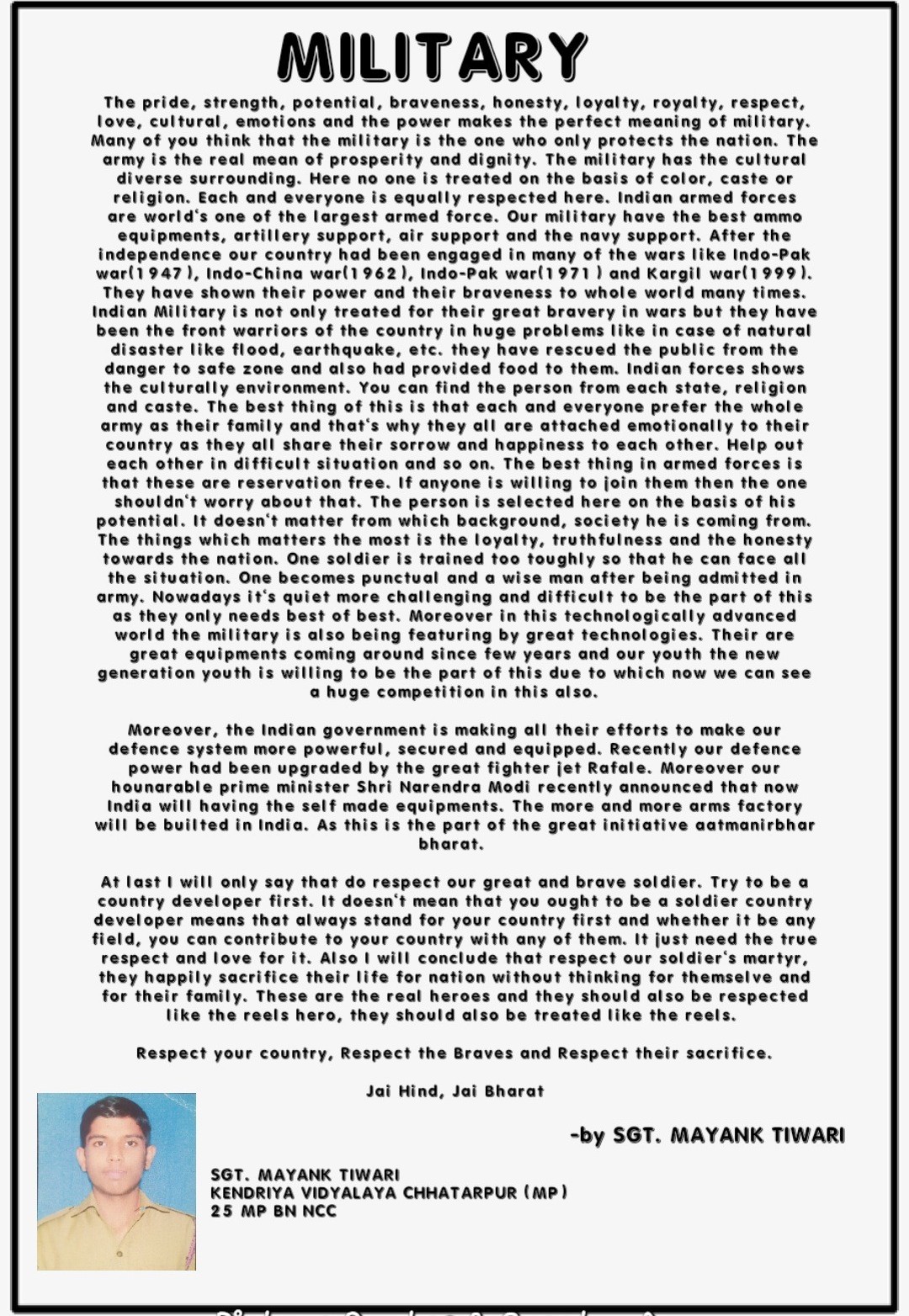 essay on missile man of india 150 words