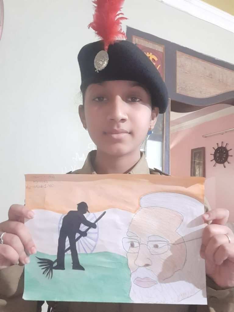 Painting for Swachh Bharat – India NCC