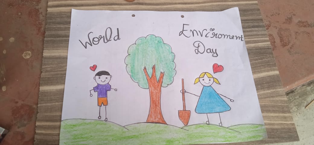 Environment day drawing – India NCC