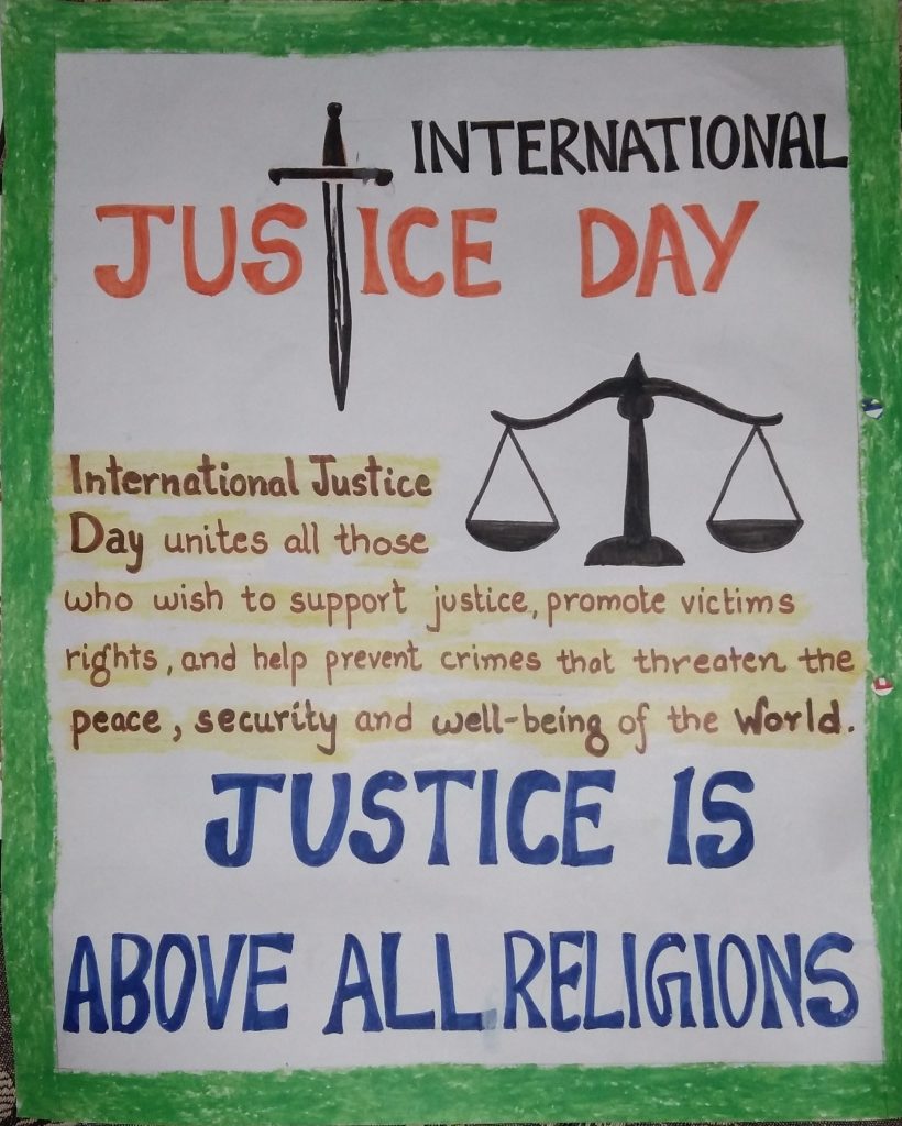 International Justice Day 2020 India NCC