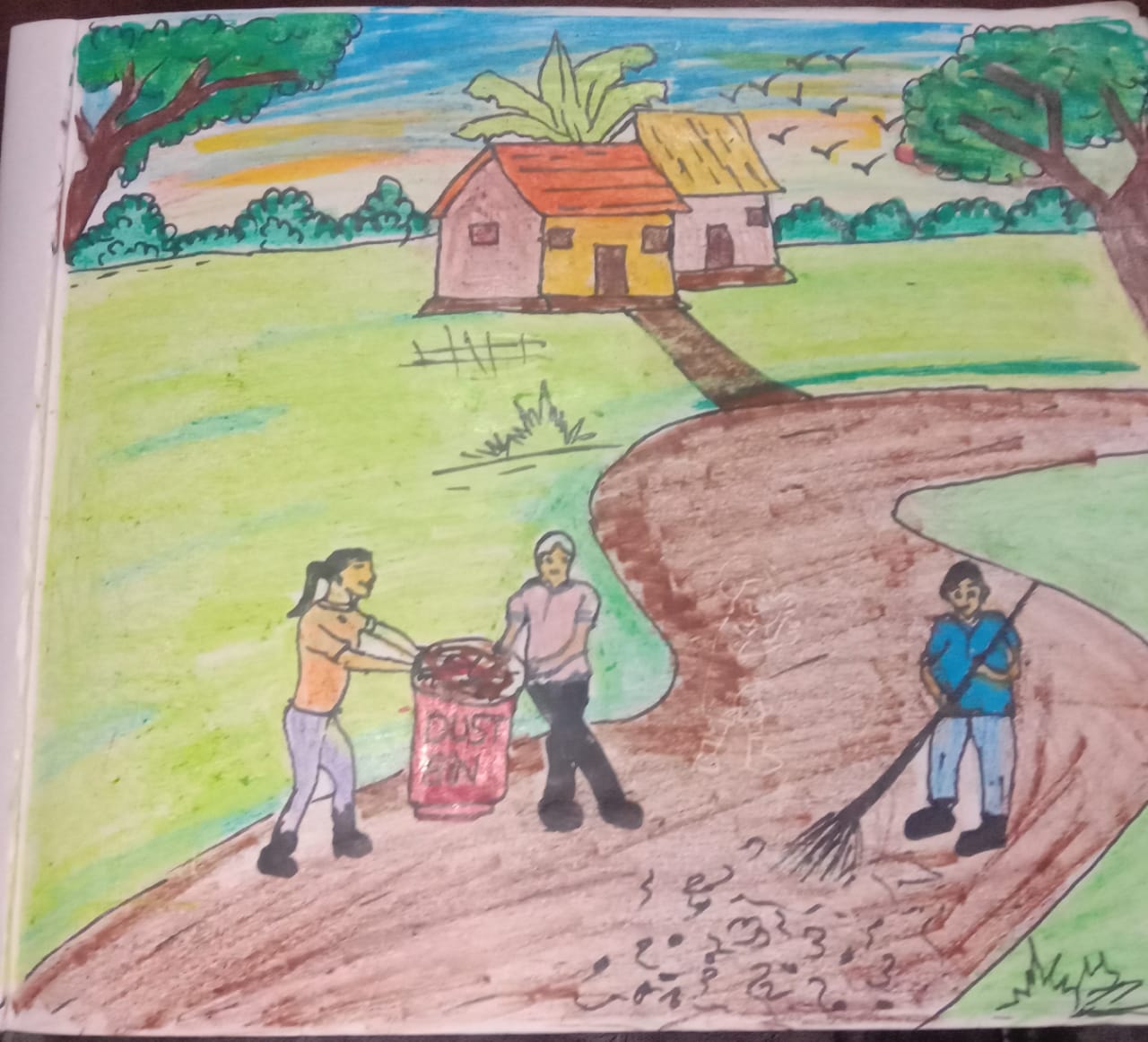 Swachh bharat abhiyan (Art) – India NCC