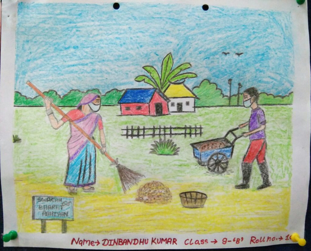 Clean India Green India Poster drawing easy | Swachh Bharat Abhiyan poster  drawing| Easy drawing - YouTube