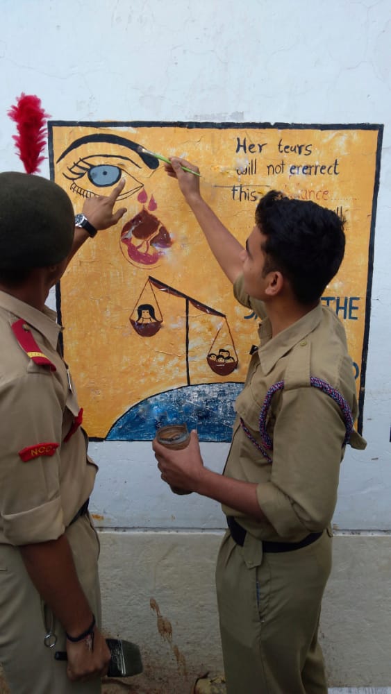 Wall painting – India NCC