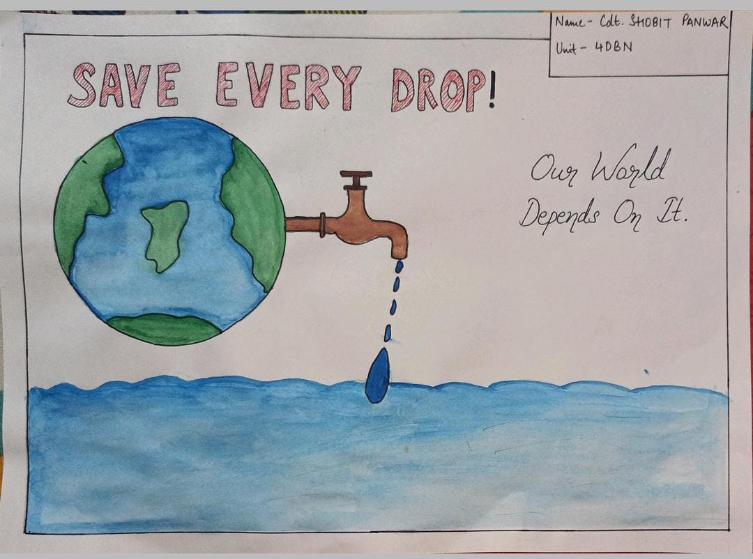 Save Water Save Earth – India NCC