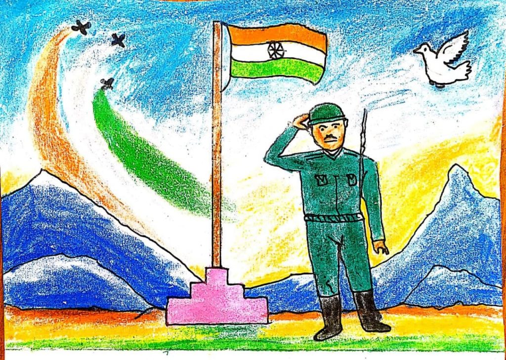 We are celebrating the 15th anniversary of Kargil Vijay Diwas. We pay  homage to the martyrs who shielded India … | Army drawing, Army poster,  Indian army wallpapers