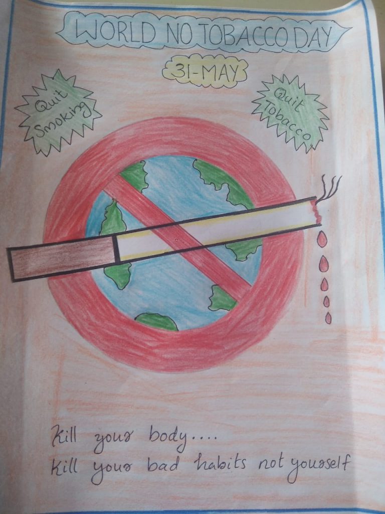 World No Tobacco Day Drawing / World No Tobacco Day Poster Drawing No / Anti  Tobacco Day Drawing - YouTube