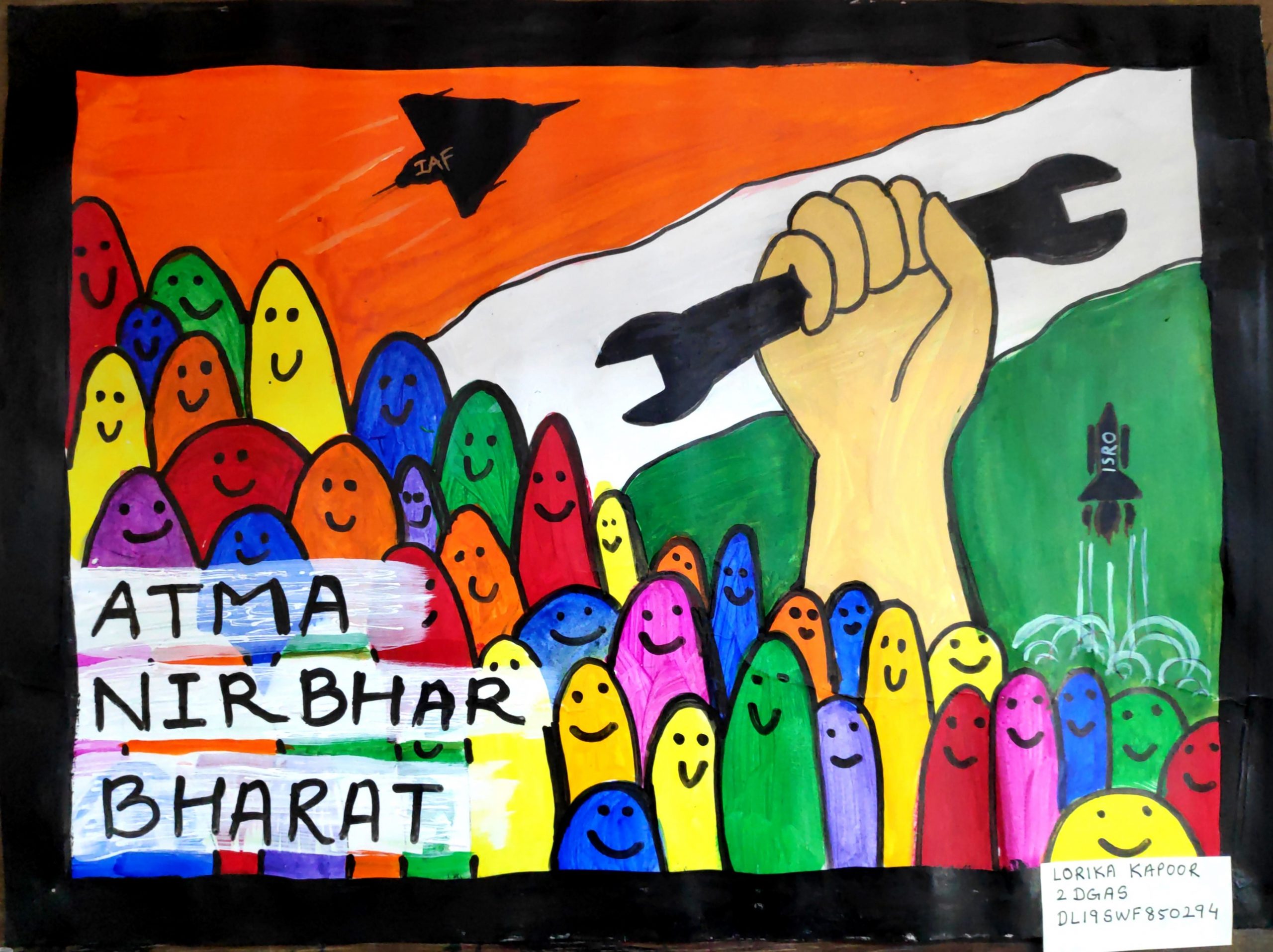 POSTER ( Atmanirbhar Bharat) – India NCC