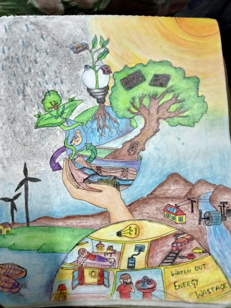 Art and Sketch - YouTube | Save energy poster, Energy conservation poster, Save  energy paintings