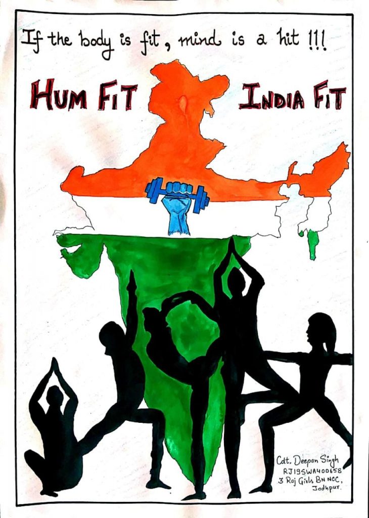 prepare a speech on fit india happy india