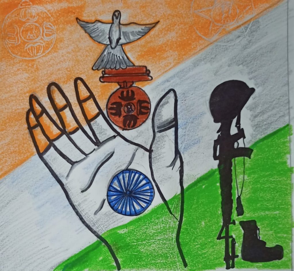 Indipendence Day Drawing | Freedom fighters drawing | Gandhiji | Chachaji |  Netaji | Bhagath Singh - YouTube