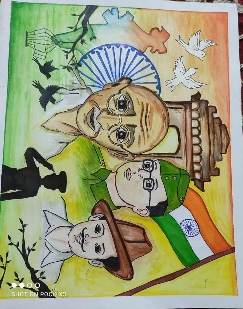 Our Freedom fighters Painting by Lakhshya Lakhotia