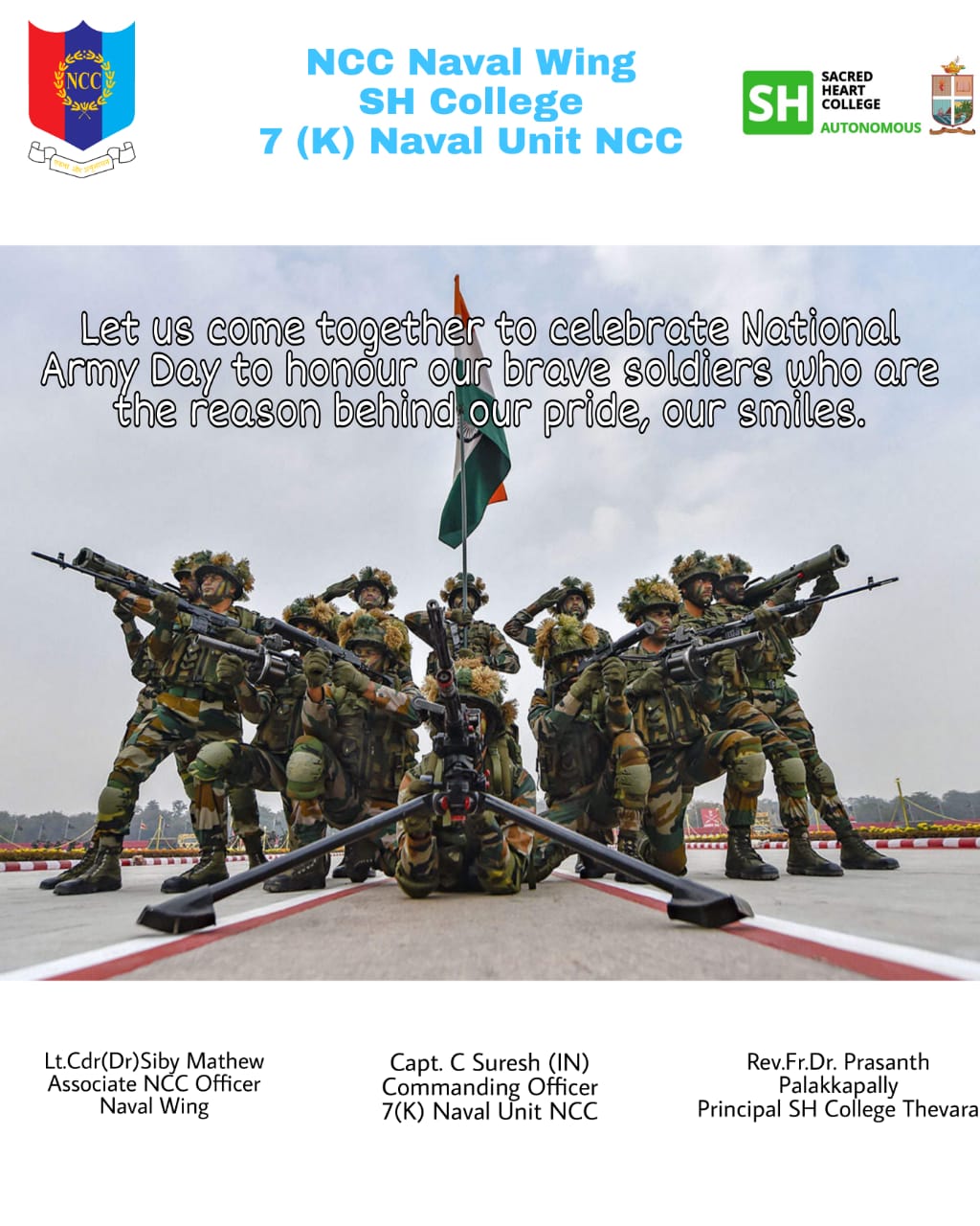 National Army Day Poster – India NCC