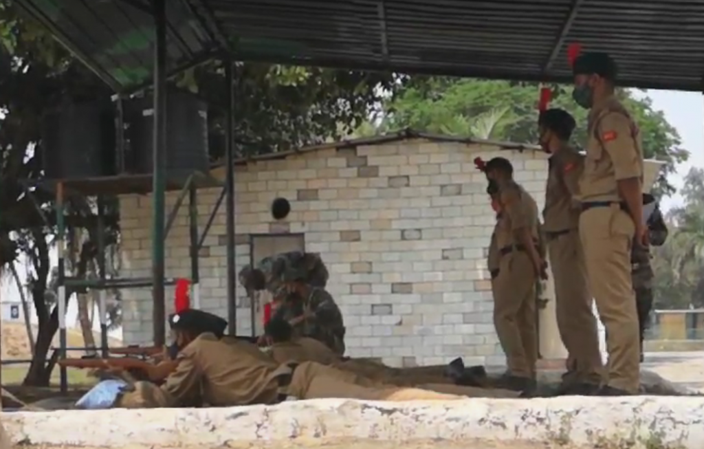 Rifle Firing And Tent Set Up – India NCC