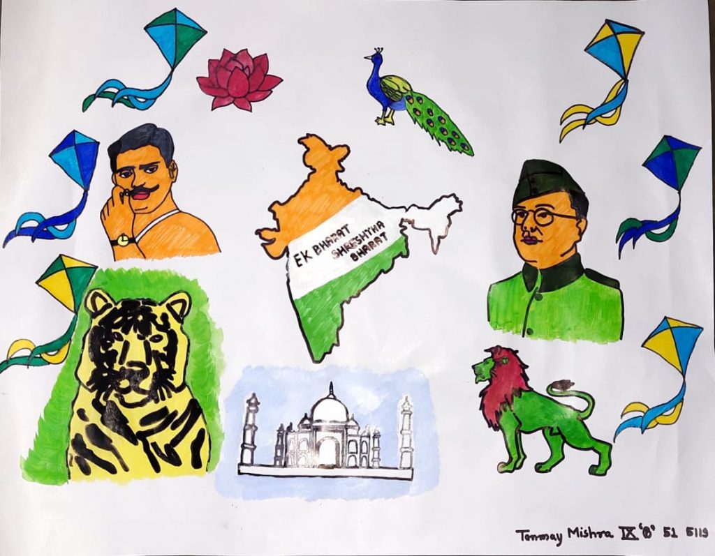 Unity in diversity drawing| Ek Bharat shreshtha Bharat drawing| Painting  for drawing competition. - YouTube