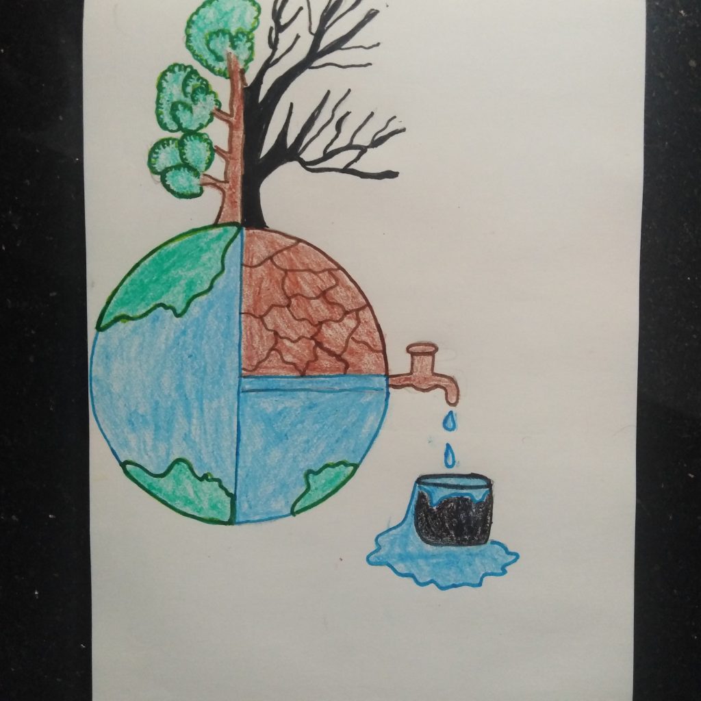 Let's draw Save Water Save Earth poster | poster, drawing, water | Save  Water Save Earth poster drawing ideas for Drawing Competition | By Drawing  Book | Like my page and click