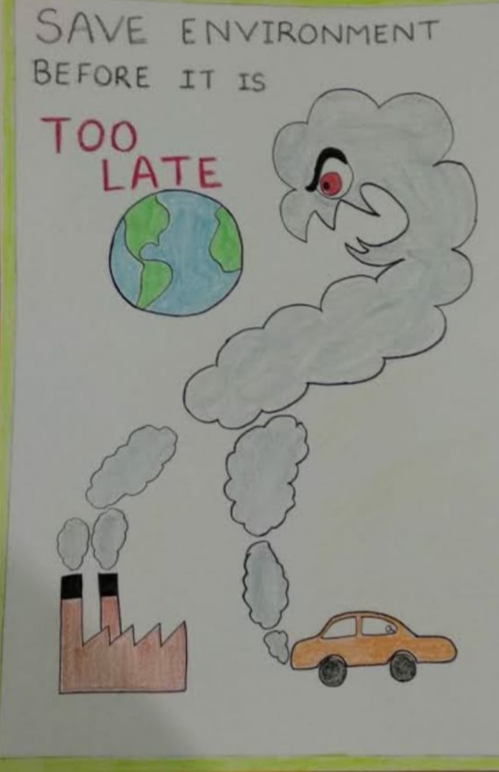 World Environment Day Drawing | Save Environment Drawing | Earth Day Drawing  | Environment drawing ideas, Earth day drawing, Environment painting
