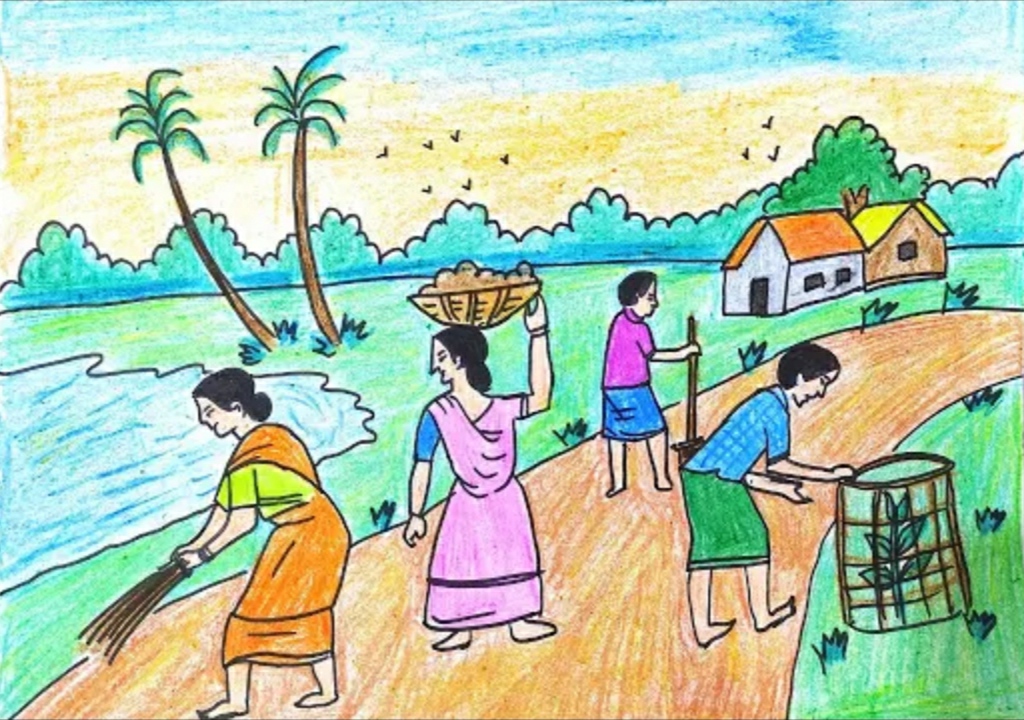 Drawing on the topic of swachh bharat .Please help me tommorow is my drawing  competition . - Brainly.in