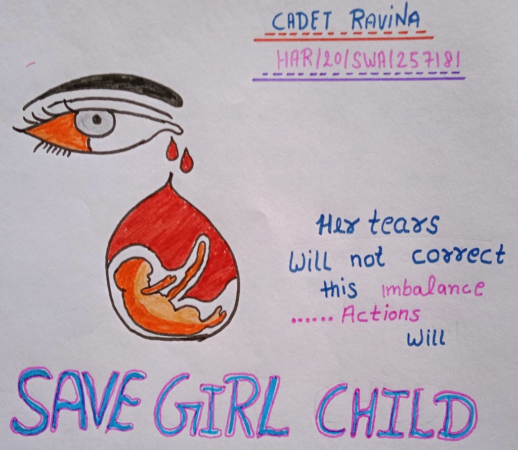 Save Girl Child – India NCC