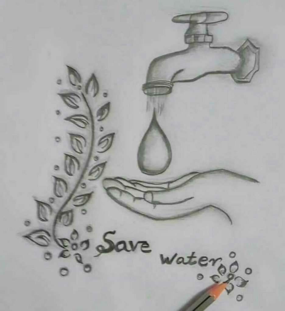 Save water hand drawing｜TikTok Search