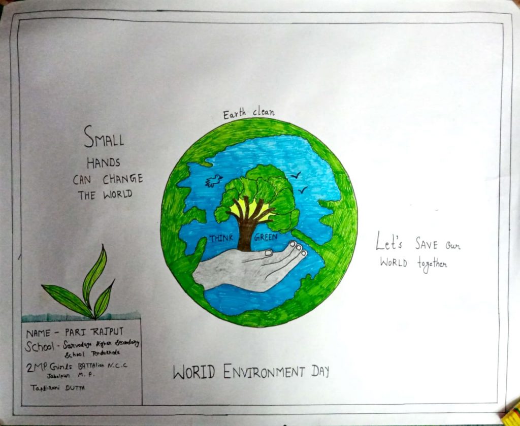 Poster Making on World Environment Day – India NCC
