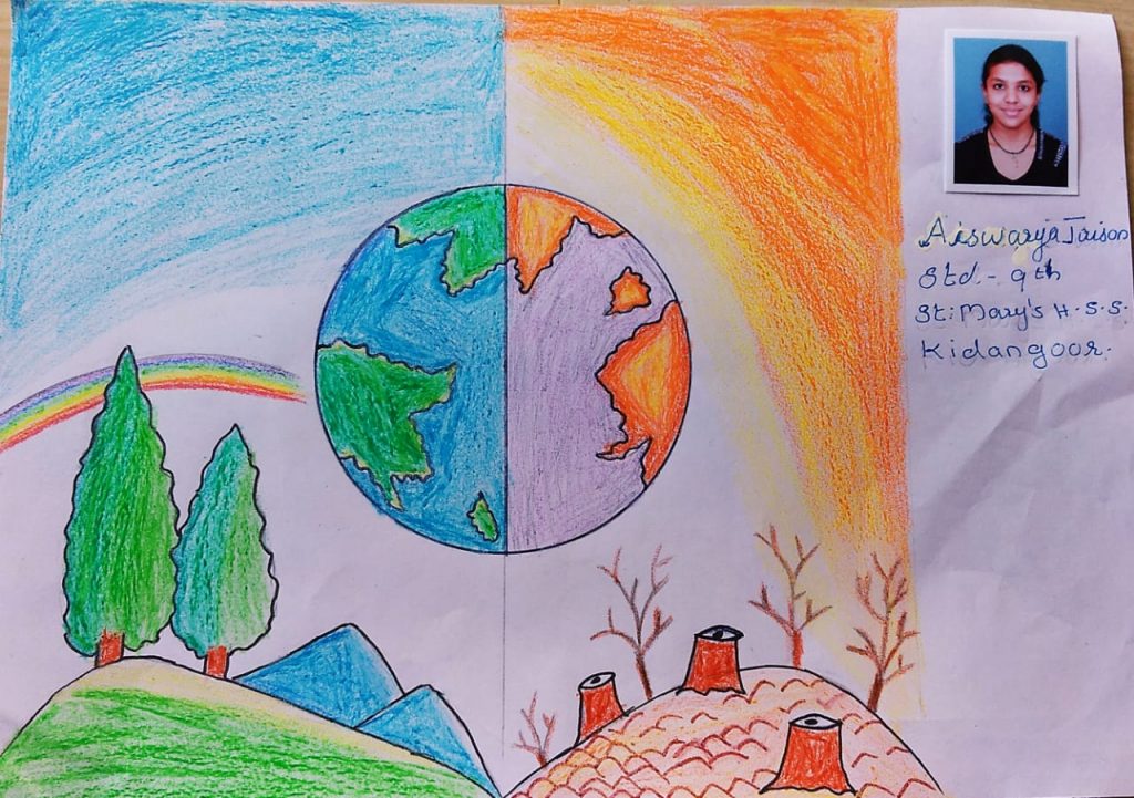 How to draw save earth save environment poster drawing for kids Find more  videos Subscribe Youtube Channel 👇👇👇👇👇... | By EASY Drawing ARTFacebook