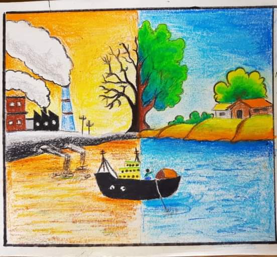 I want to generate awareness through my painting, Environment Day 2021 ...