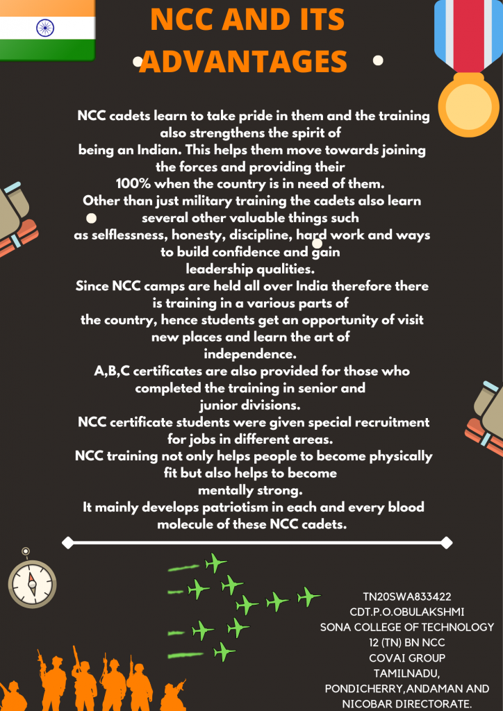 NCC AND ITS ADVANTAGES – India NCC