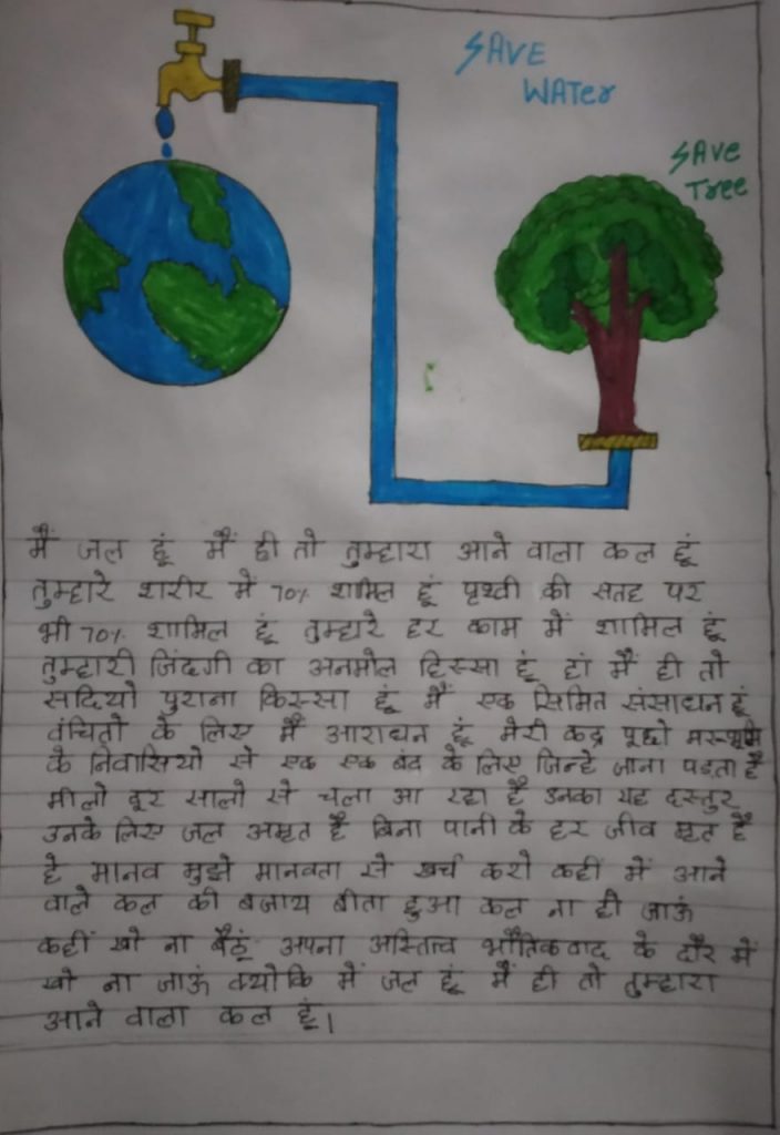 How to Draw Save Trees / Save Water / Save Nature Poster Drawing for Kids -  YouTube | Save water poster drawing, Poster drawing, Save water drawing