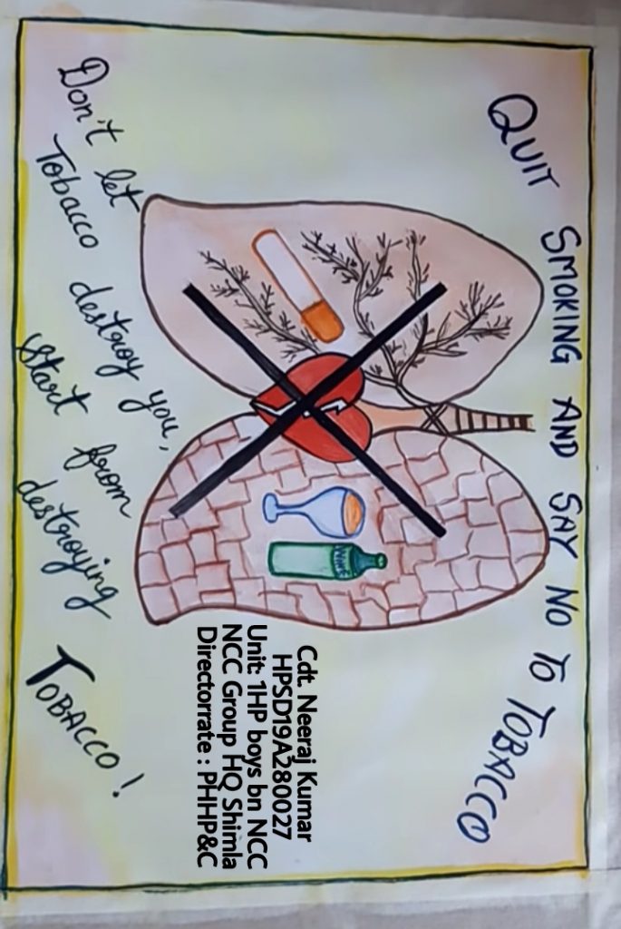 No Smoking Day Drawing || How to Draw World No Tobacco Day Poster Easy step  by step || Stop Smoking - YouTube