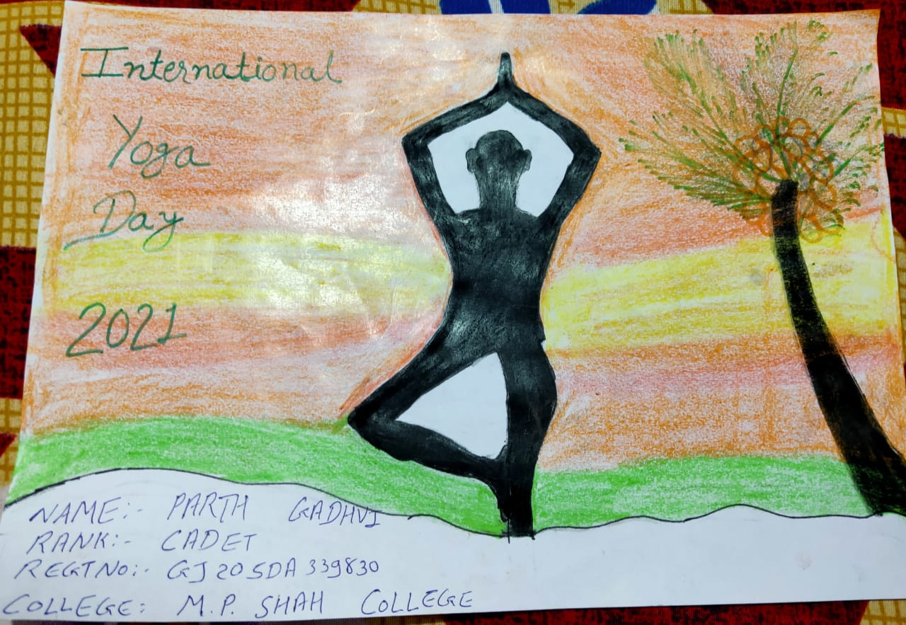 Drawing Competition Winner Sai Pawar - 2021 in Secondary Section | Schools  in GB Road Thane