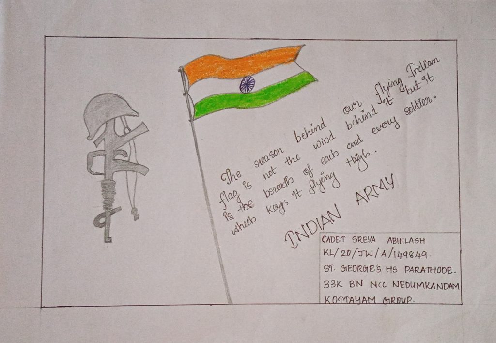 Indian Army Day Poster | Drawing & Painting On Indian Army Day | Easy  Drawing - YouTube
