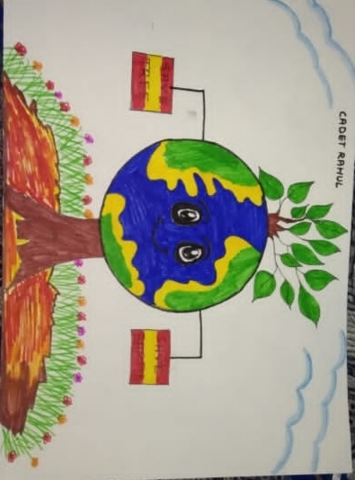 Save Earth Poster Drawing || Earth Day Poster Making || Cute Earth Drawing..  - YouTube | Earth drawings, Earth day posters, Earth poster