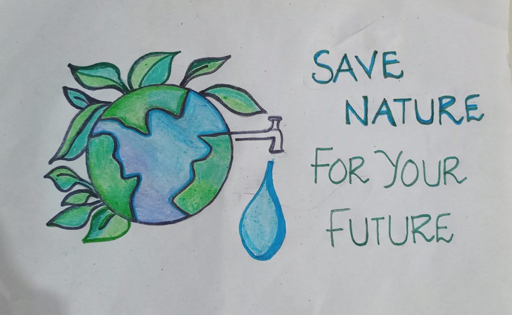 Environmental Day poster Makeing – India NCC