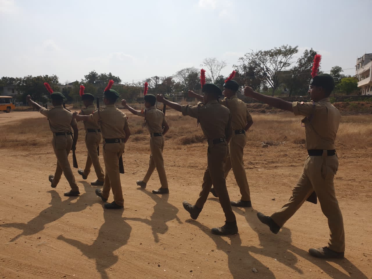 Drill class India NCC