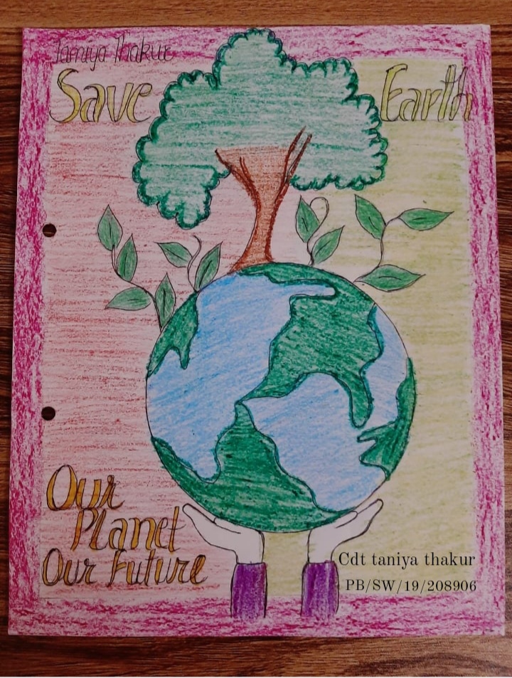 Poster On Environment Day – India Ncc