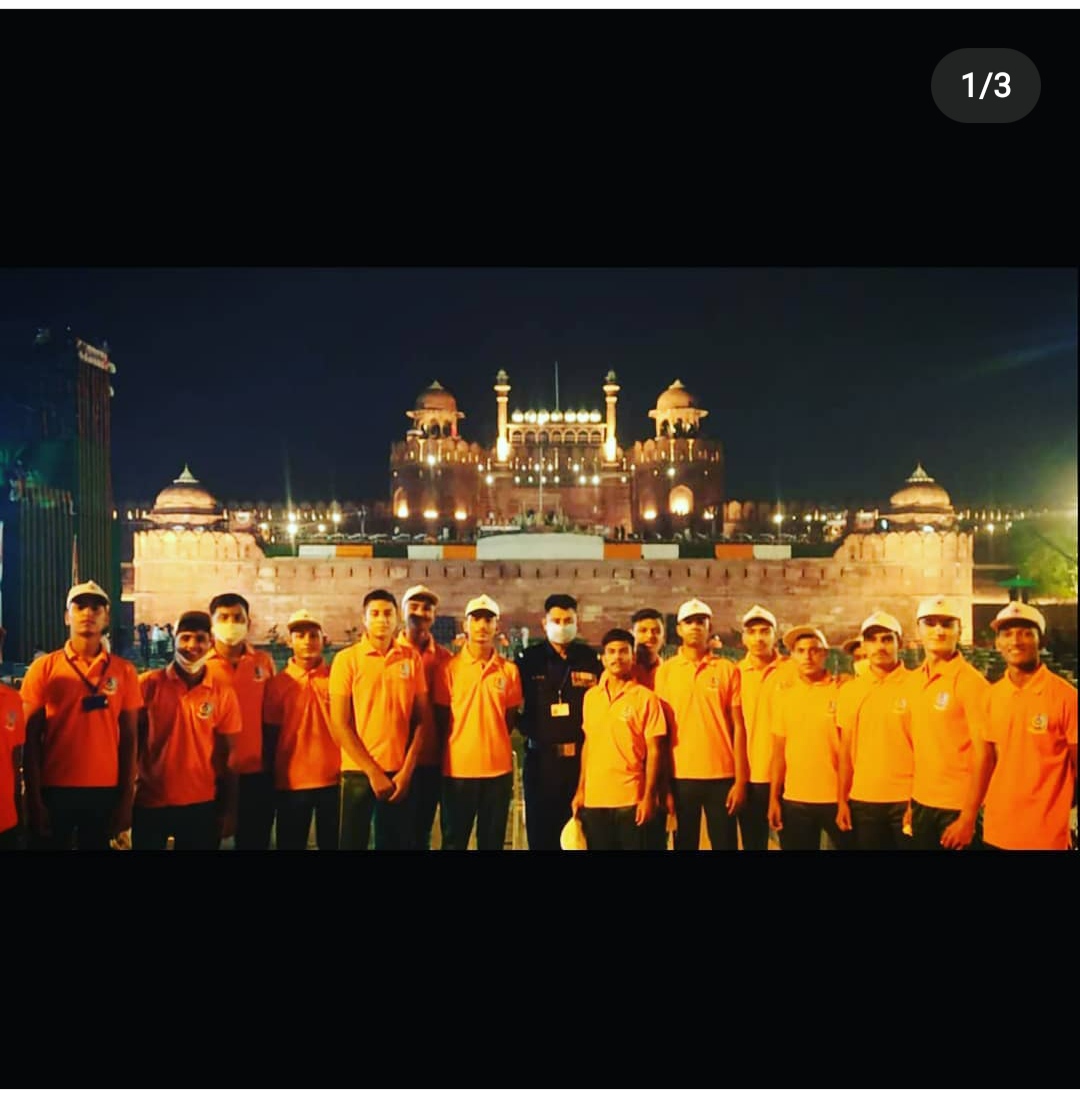 Red fort flag hosting – India NCC