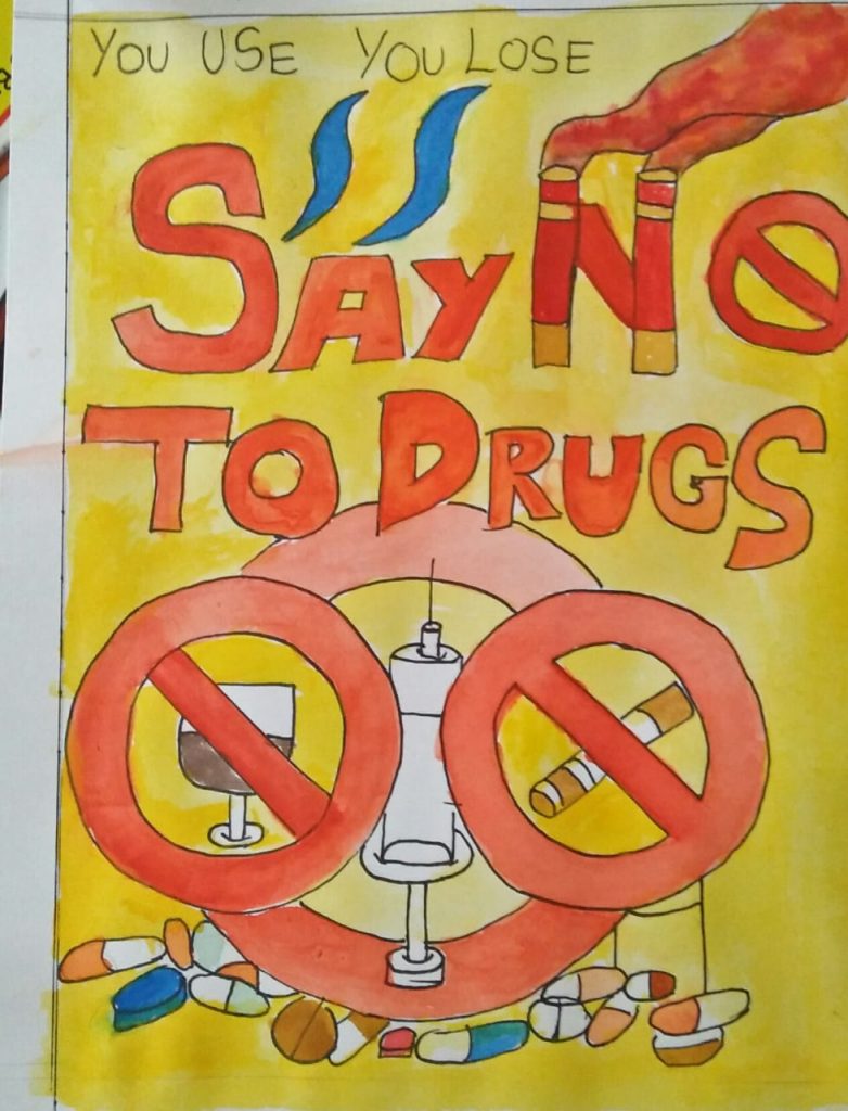 San Diego students create posters against drugs! – Cool San Diego Sights!