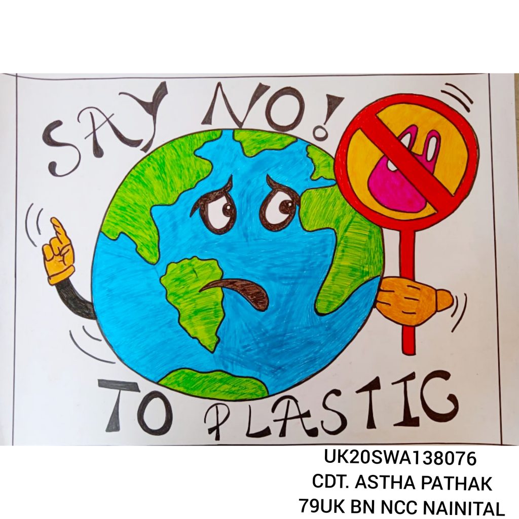 World environment Day -poster making – India NCC