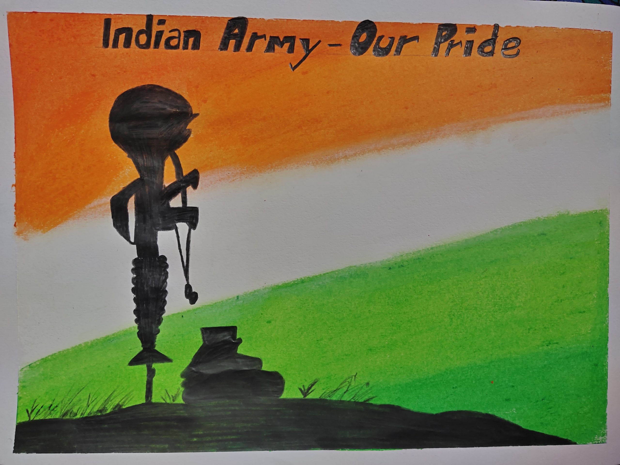 ADG PI - INDIAN ARMY on X | Independence day drawing, Army drawing, Poster  drawing