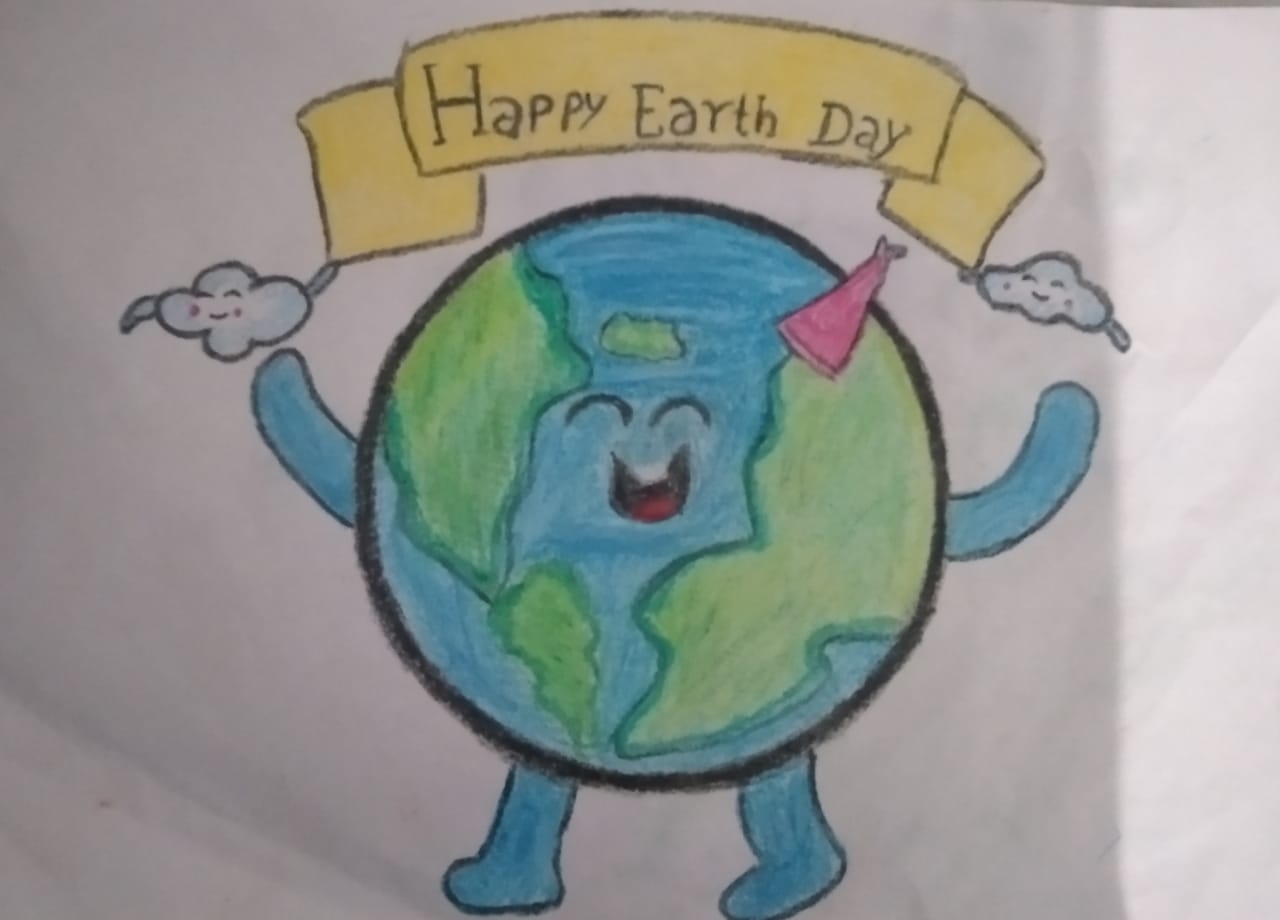 Earth day Drawing | Earth Day poster | World Earth Day Poster drawing easy  | World Environment Day | Earth day drawing, Earth day posters, Poster  drawing