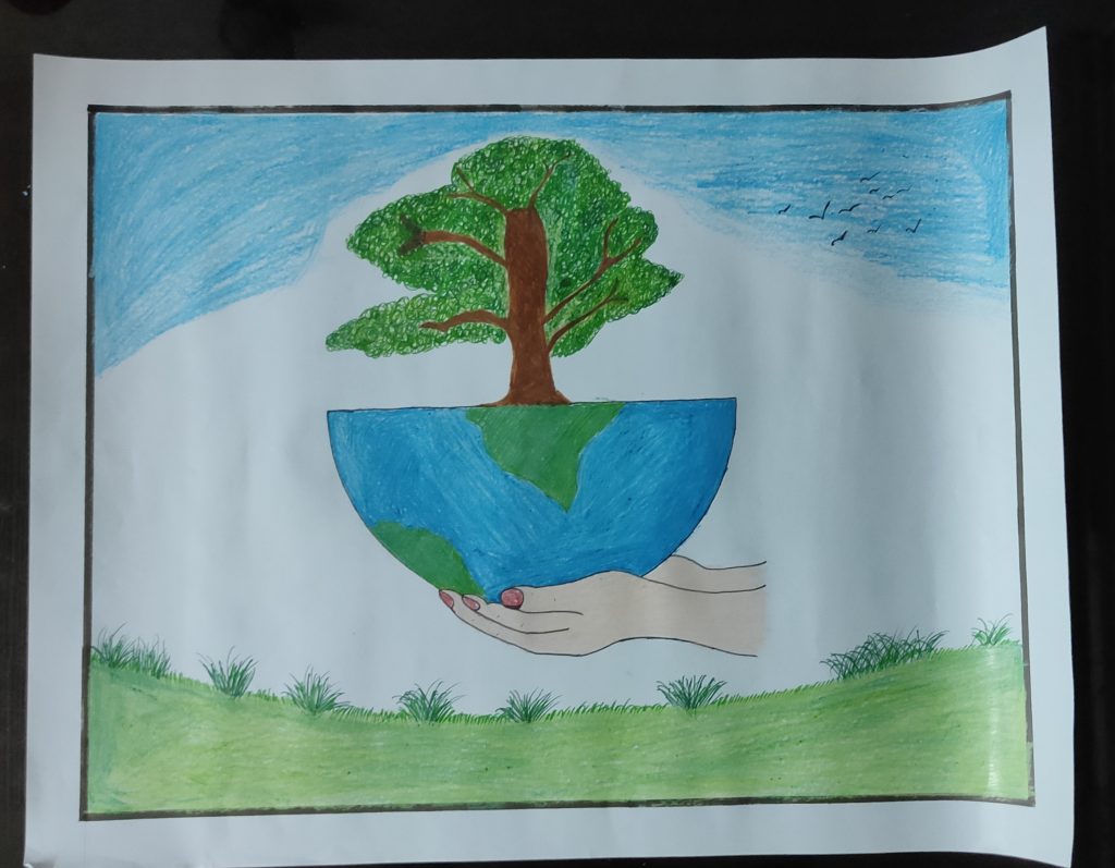 2020 World Environment Day Drawing / 5th June Environment day easy pastel  drawing/ Save Environment - YouTube