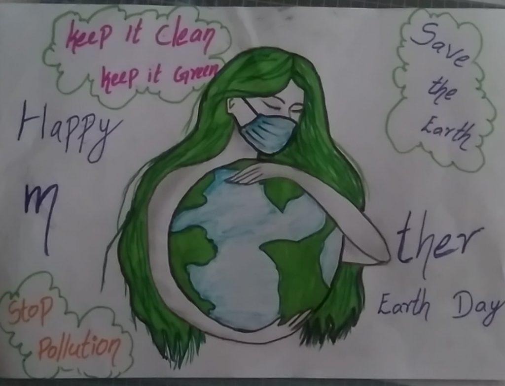 Save Earth Poster tutorial || Save earth, save environment drawing - YouTube
