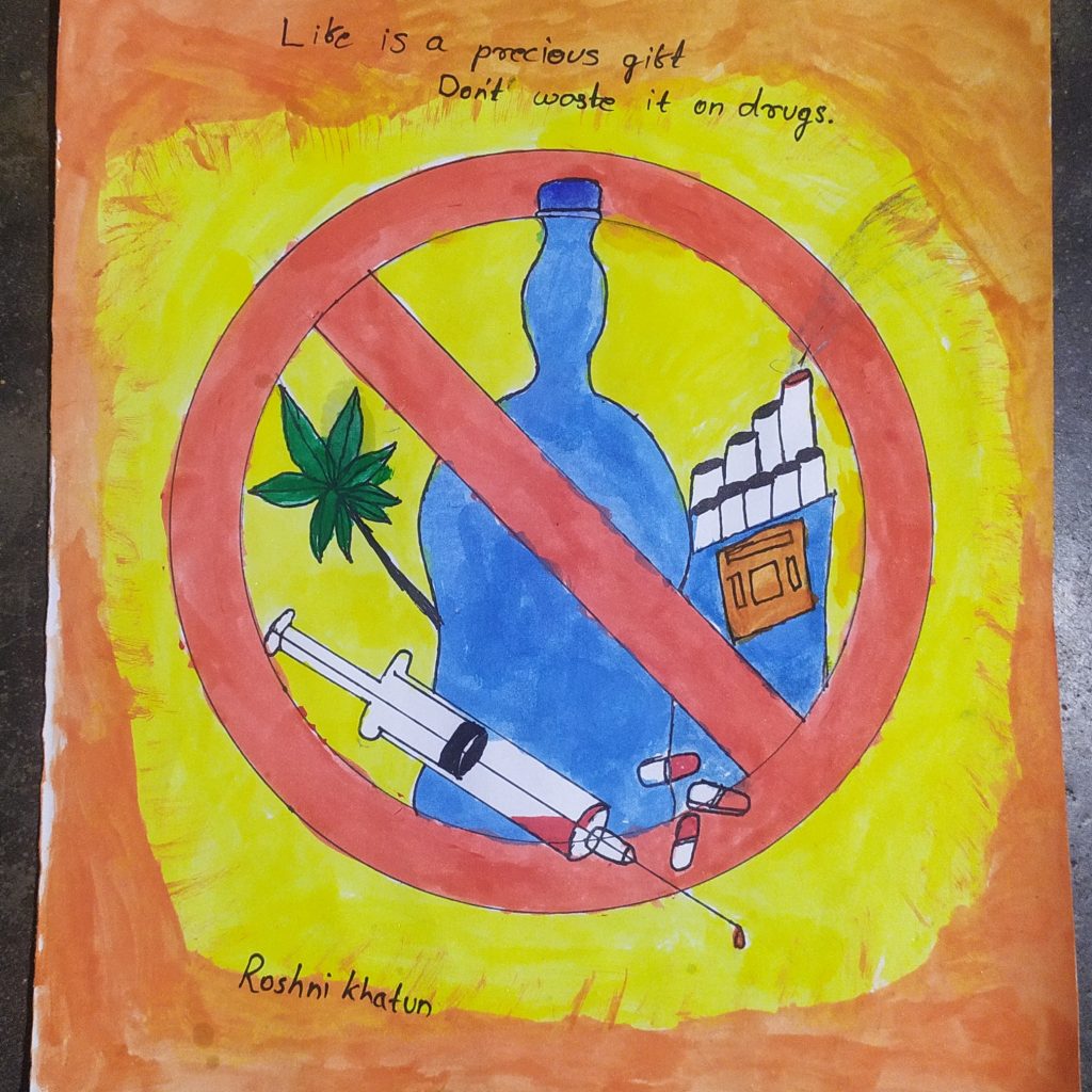 Poster Anti-drugs – India Ncc