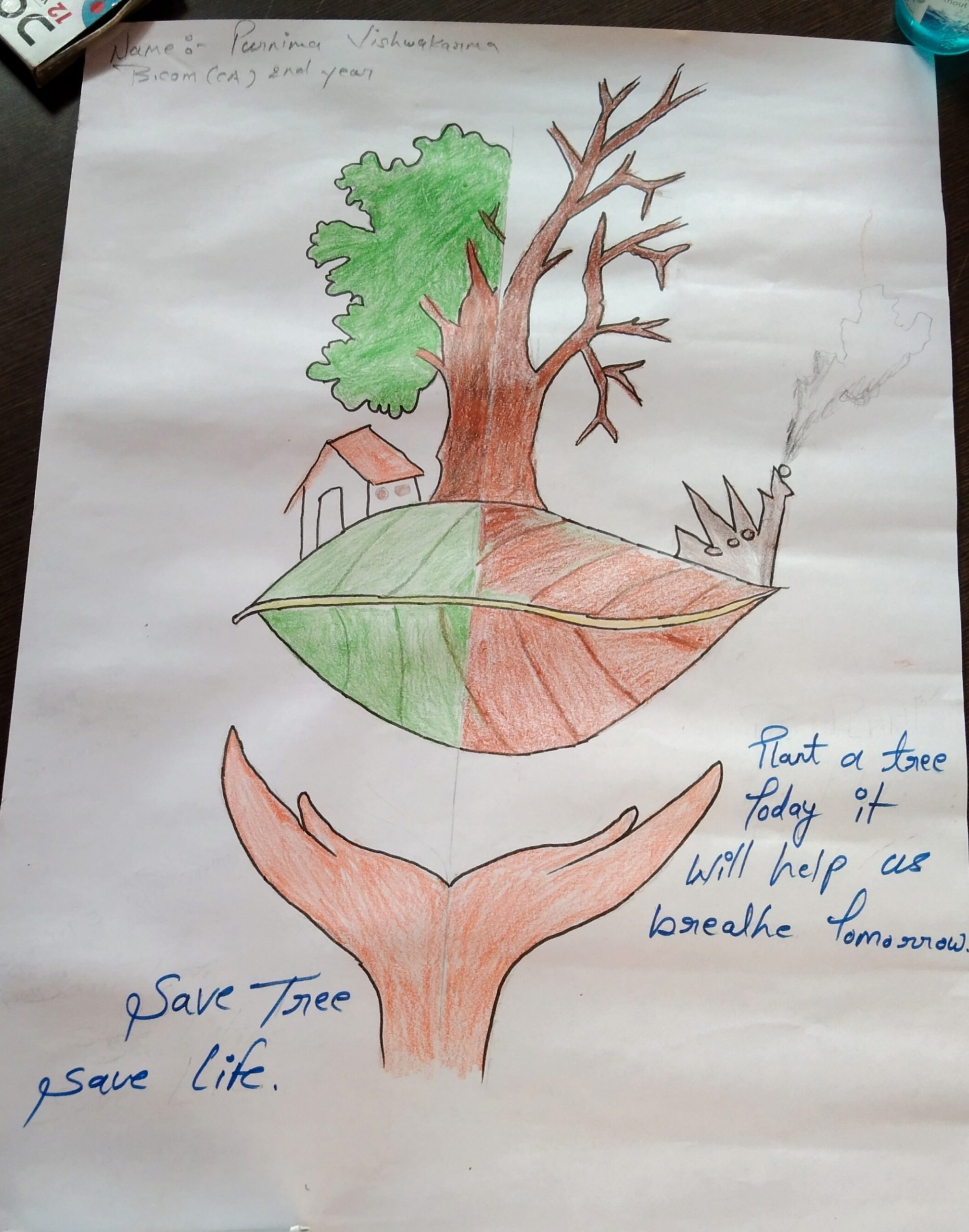 World Forest Day Poster drawing, 21 March| Save Trees Save Earth Drawing|  Save Environment Drawing - YouTube