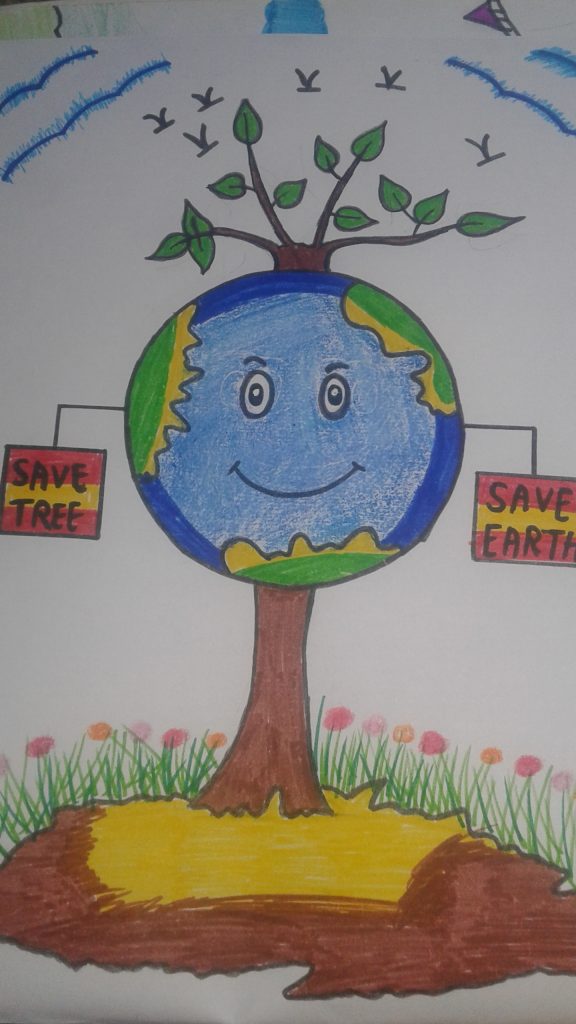 Save tress , save earth – India NCC