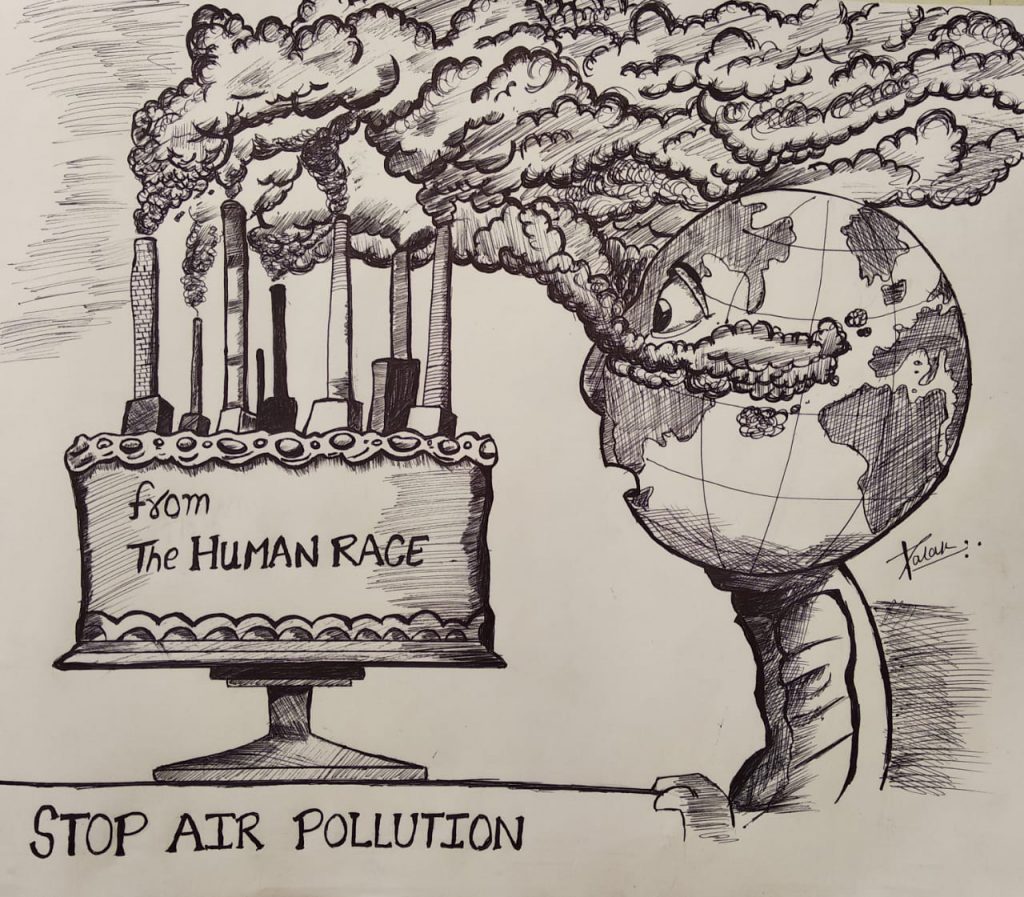 Vector Artistic Drawing Illustration of Smoke From Smokestacks Creating  Human Skull, Concept of Toxic Air Pollution Stock Vector by  ©ursus@zdeneksasek.com 209195234