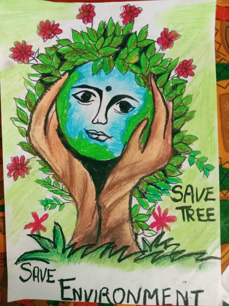 How to Draw Save Trees Save Environment Poster Drawing - YouTube